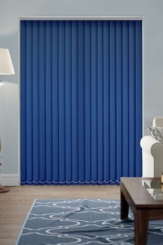 Blue Vertical Blinds